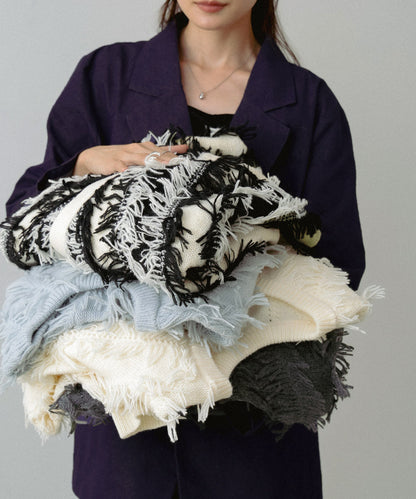 前後2WAYシャギーニットトップス