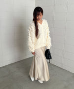 前後2WAYシャギーニットトップス