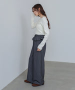 ショルダースリットニットトップス