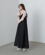 【選べるネック】チュールレイヤードリブニット