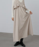 ペプラムキャミワンピース