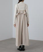 ペプラムキャミワンピース