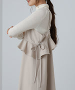 ペプラムキャミワンピース