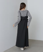 ペプラムキャミワンピース