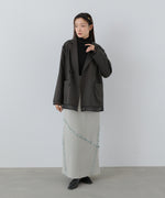 シアー切替ダブルテーラードジャケット