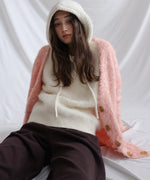 フーディーニットトップス