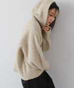 フーディーニットトップス