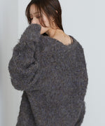 ブラッシュドニットカーディガン