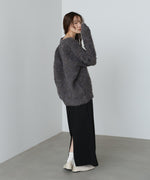 ブラッシュドニットカーディガン