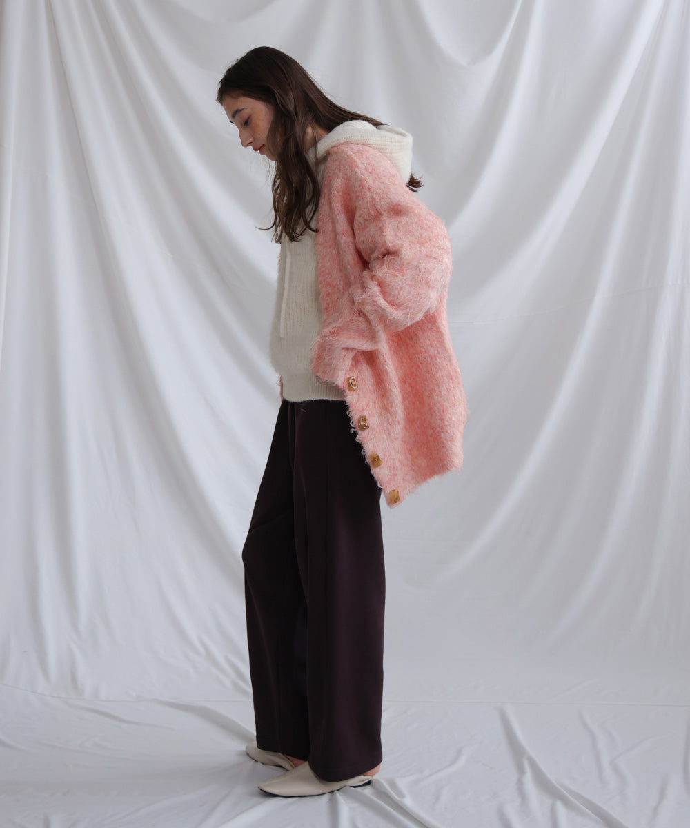 ブラッシュドニットカーディガン