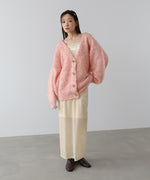 ブラッシュドニットカーディガン