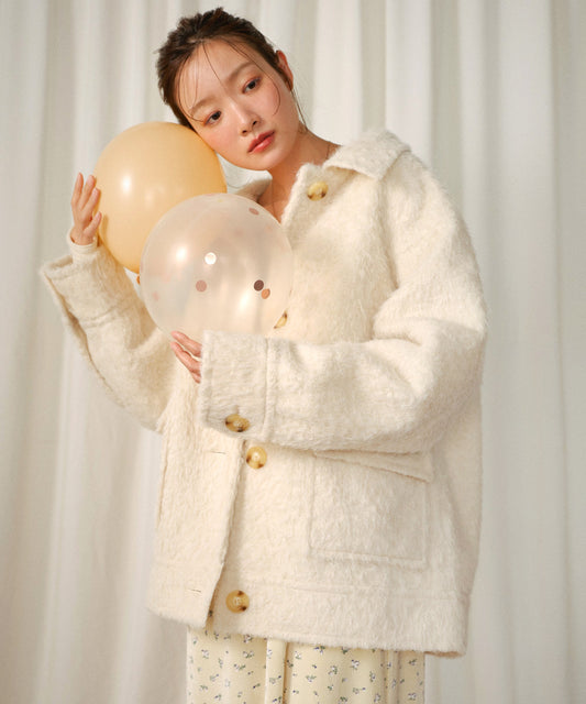 シャギーミドルアウター