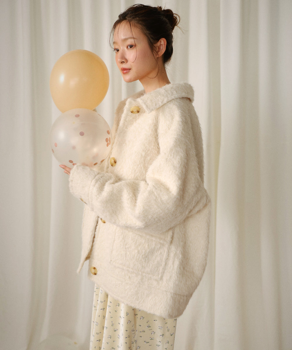 シャギーミドルアウター