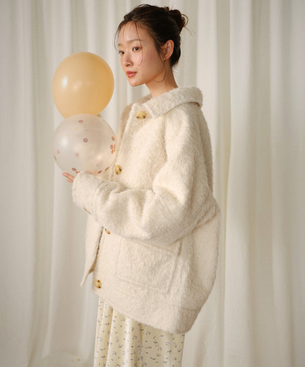 シャギーミドルアウター