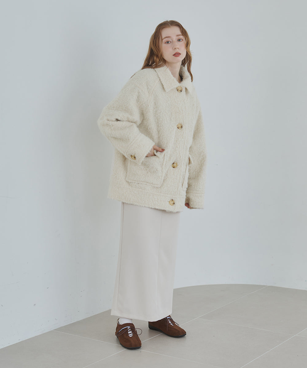 シャギーミドルアウター