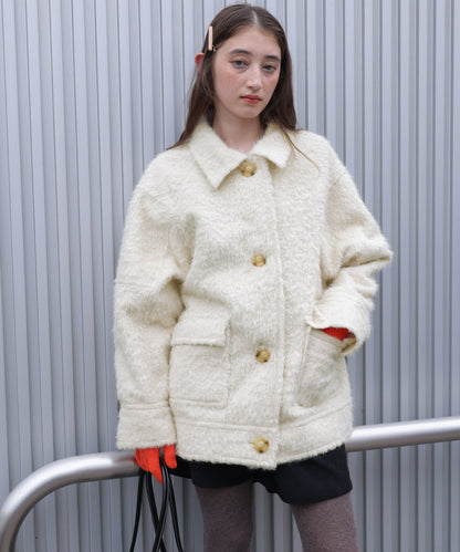 シャギーミドルアウター