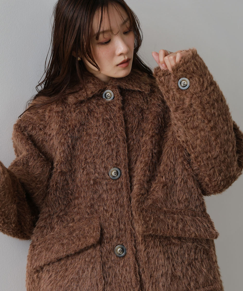 シャギーミドルアウター – Bab