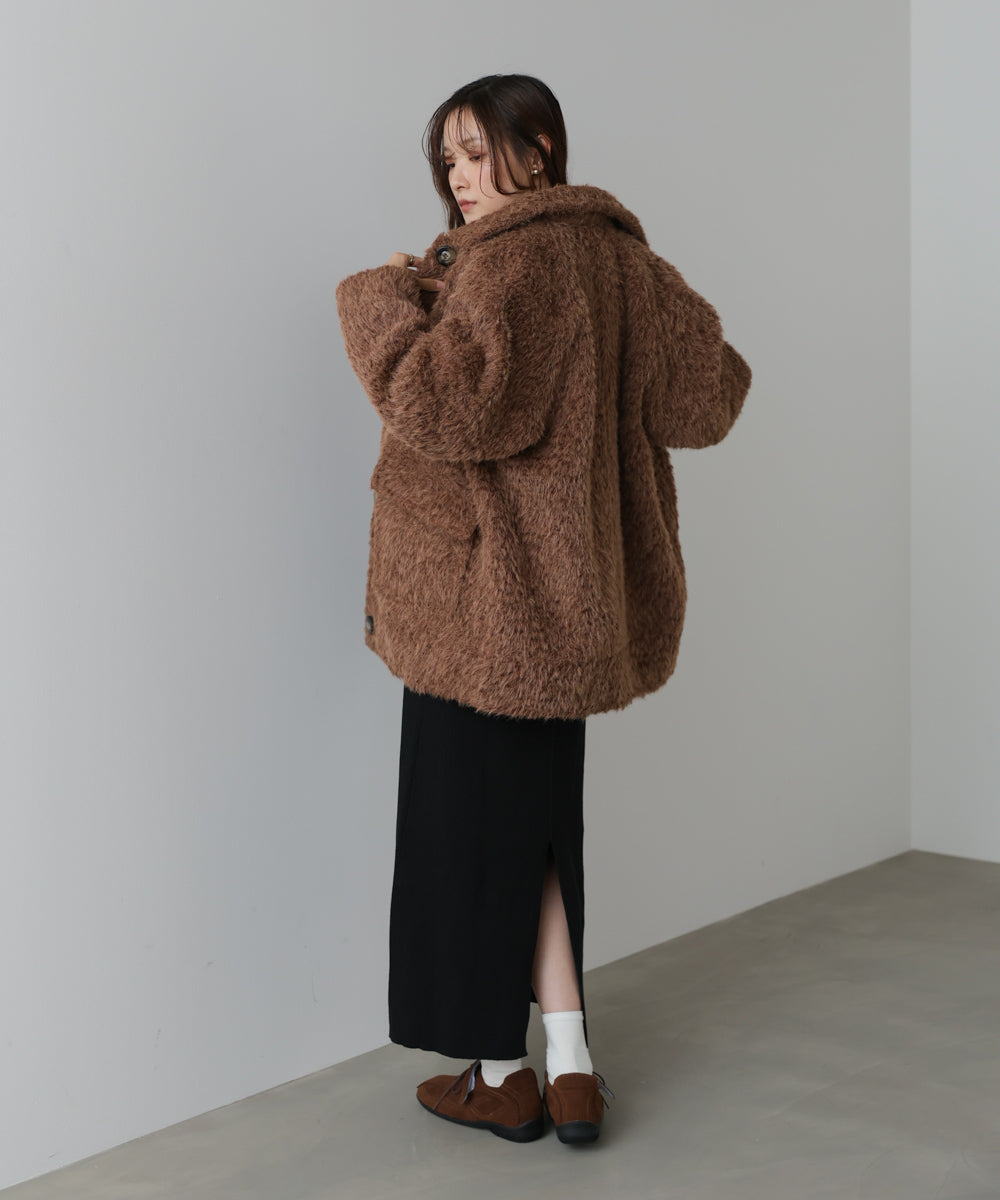 シャギーミドルアウター