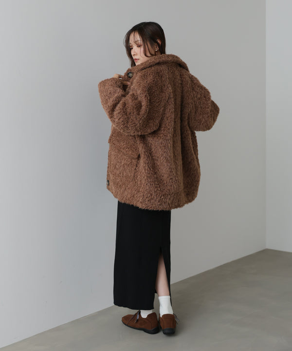 シャギーミドルアウター