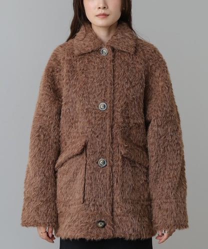 シャギーミドルアウター