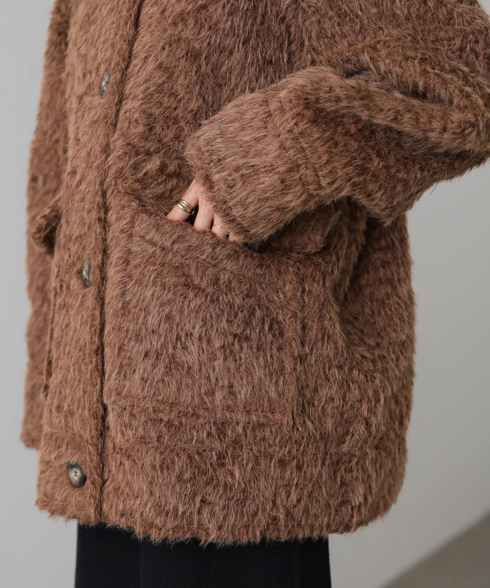 シャギーミドルアウター