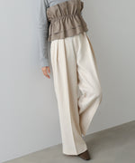 ツータックワイドパンツ