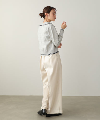 ツータックワイドパンツ