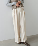 ツータックワイドパンツ