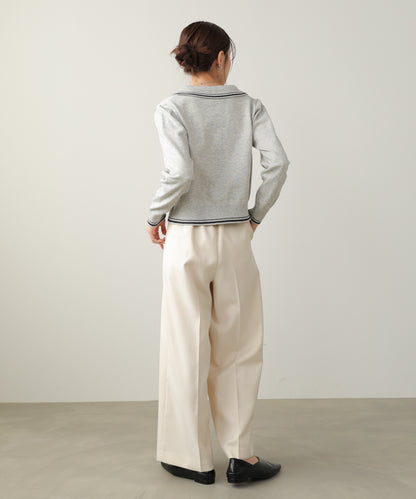 ツータックワイドパンツ