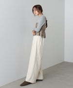 ツータックワイドパンツ