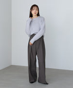 ツータックワイドパンツ