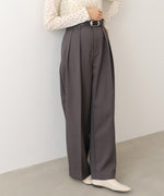 ツータックワイドパンツ