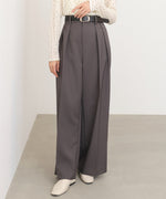 ツータックワイドパンツ