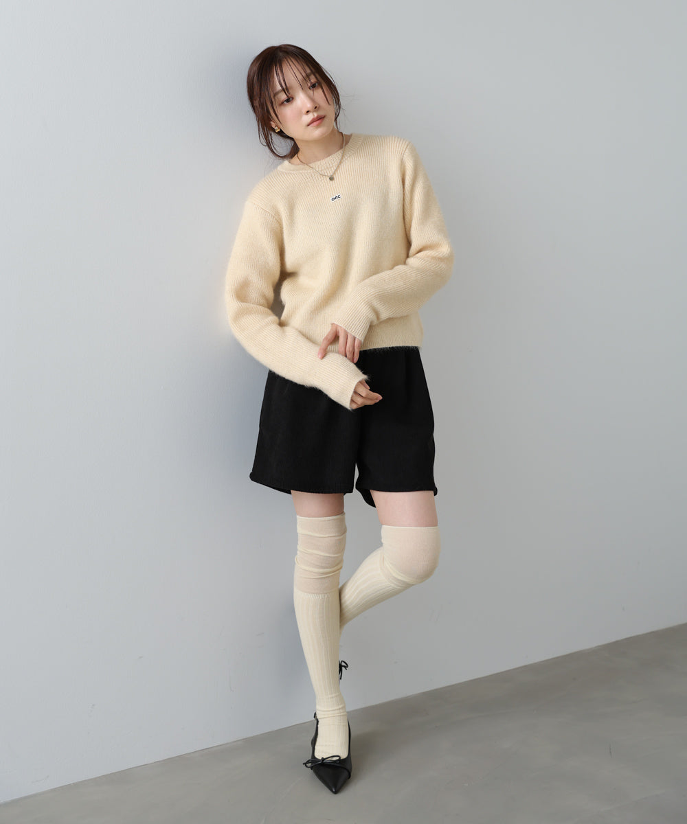 シャギーシャイニーニット