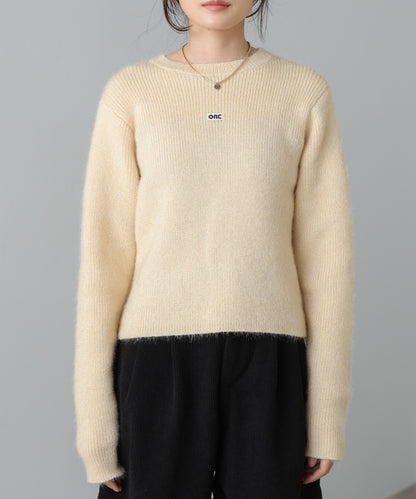 シャギーシャイニーニット