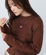 シャギーシャイニーニット