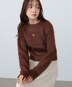 シャギーシャイニーニット