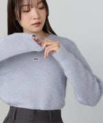 シャギーシャイニーニット