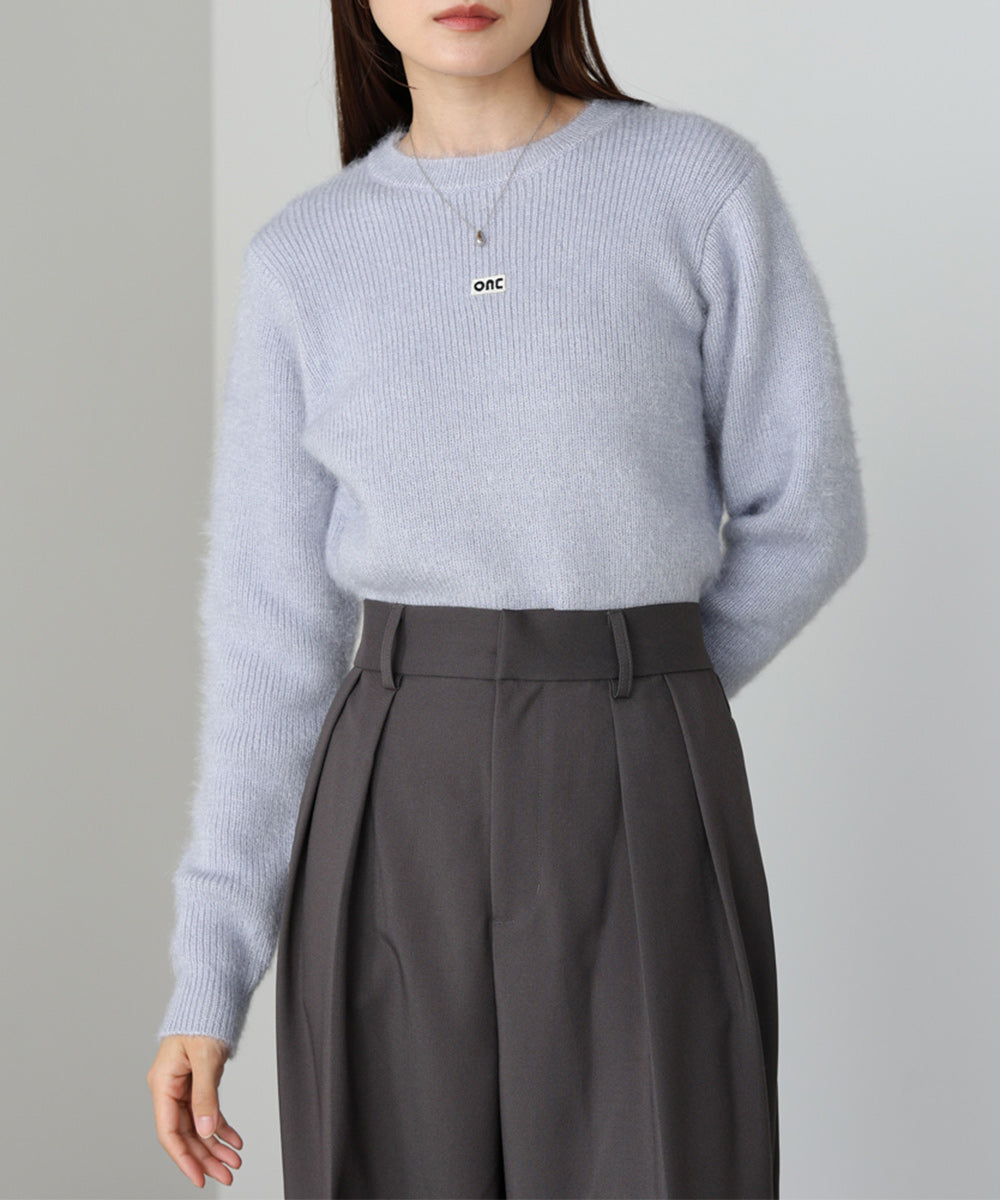 シャギーシャイニーニット