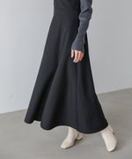 【選べるネック】レイヤード風ドッキングニットワンピ