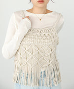 マクラメベスト