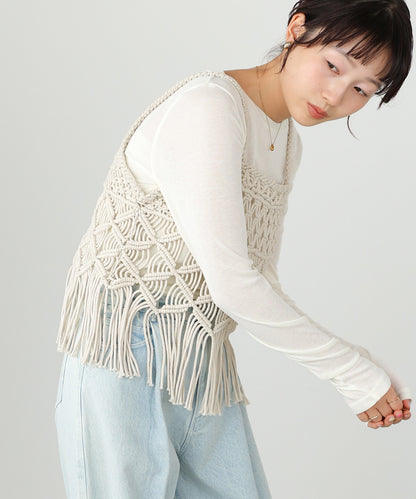 マクラメベスト