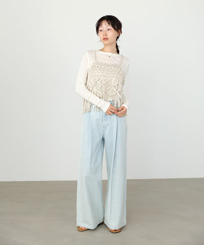 マクラメベスト