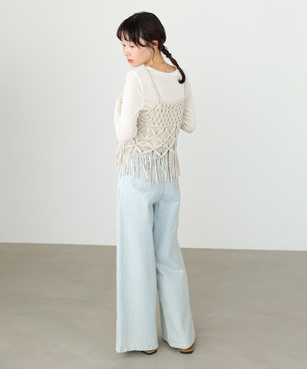 マクラメベスト