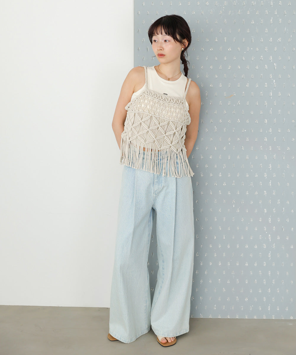 マクラメベスト