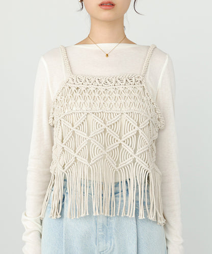 マクラメベスト