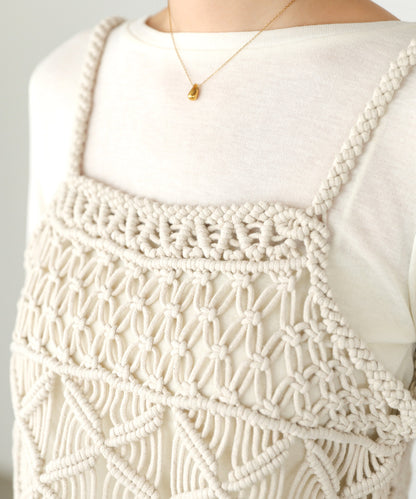 マクラメベスト