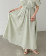 【選べるサイズ展開】テープ刺繍ピンタックレースワンピース