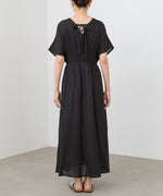 【選べるサイズ展開】テープ刺繍ピンタックレースワンピース