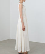 【選べるサイズ展開】スカラップ刺繍ウエストギャザーワンピース